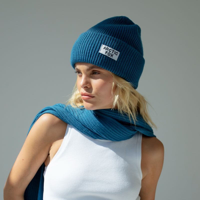 The Recycled Bottle Beanie In Ocean Blue image