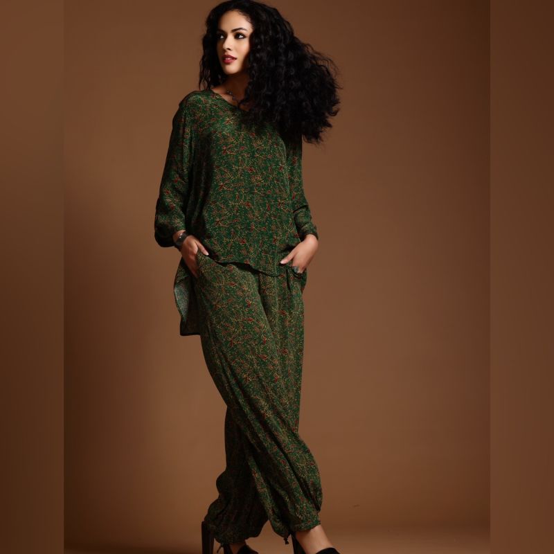 The Reva Pants - Green image