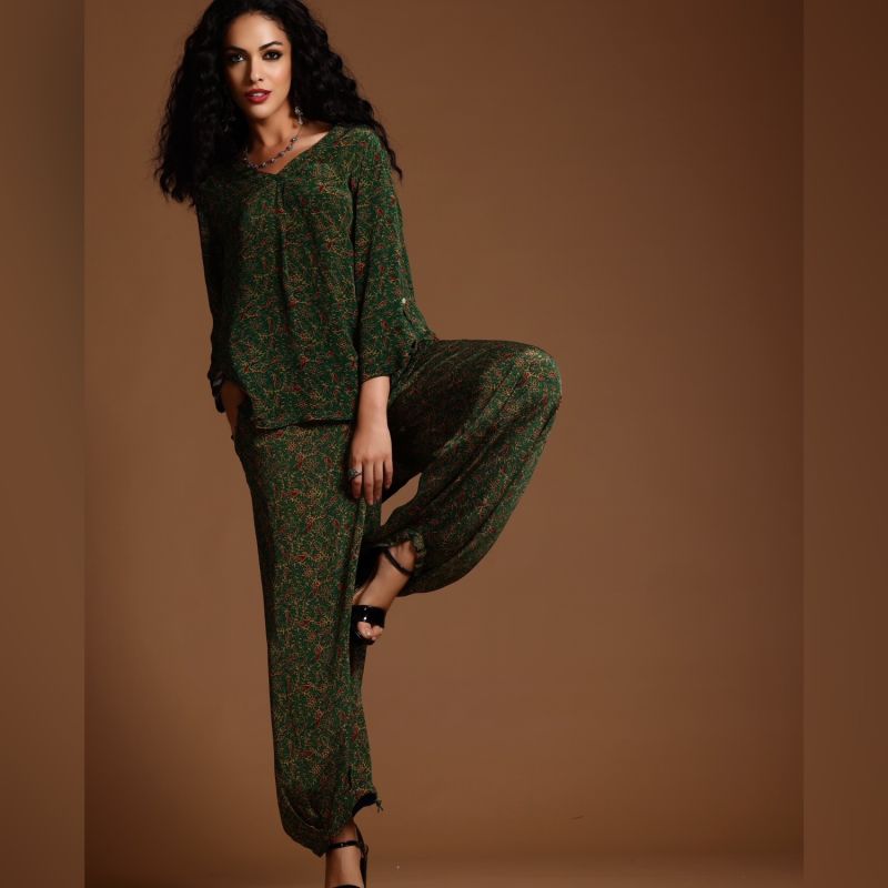 The Reva Pants - Green image