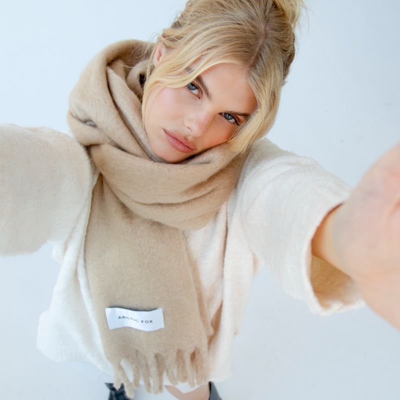 The Reykjavik Scarf In Beige image