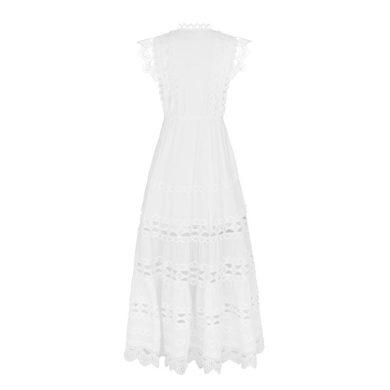 The Riviera Maxi Dress White image