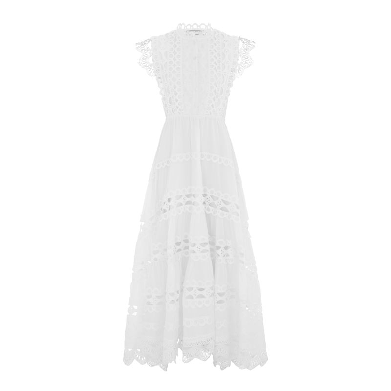 The Riviera Maxi Dress White image