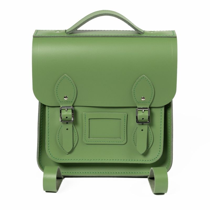 The Small Portrait Backpack - Heather Green image