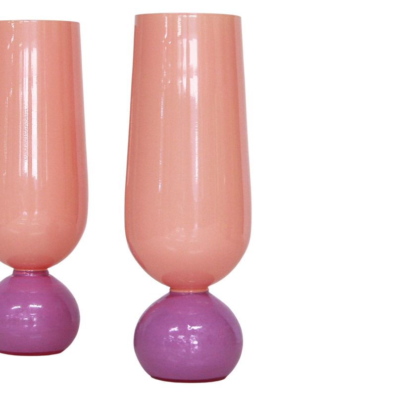 The Sorbetto Champagne Glass - Set Of Two - Watermelon Prugna image