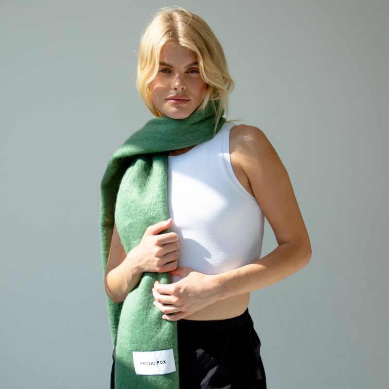 The Stockholm Scarf In Forest Fern Green image