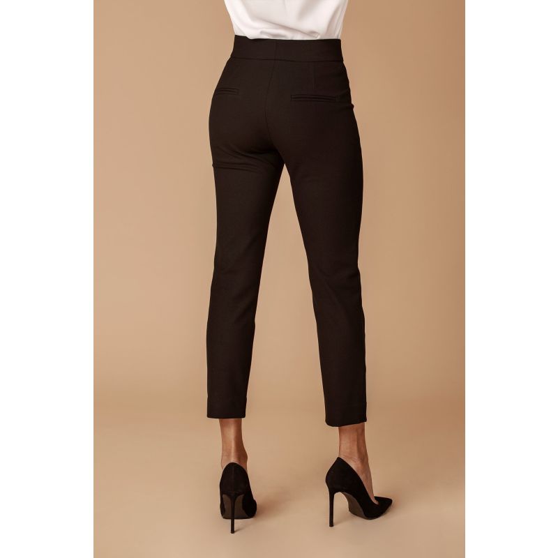 The Stretch Tailored Ankle Pant In Black image