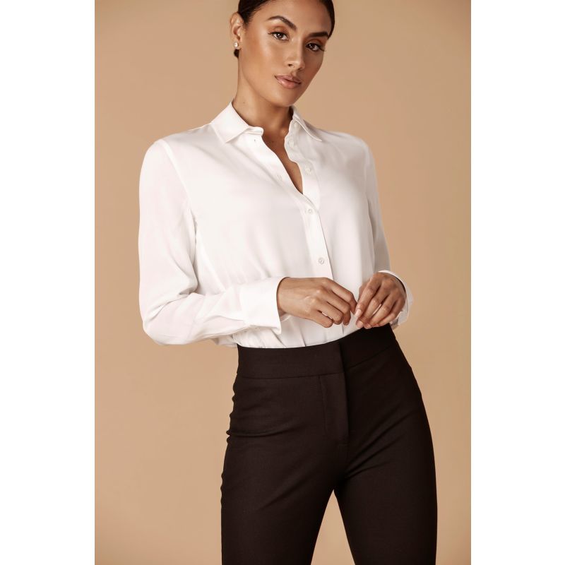 The Stretch Tailored Ankle Pant In Black image