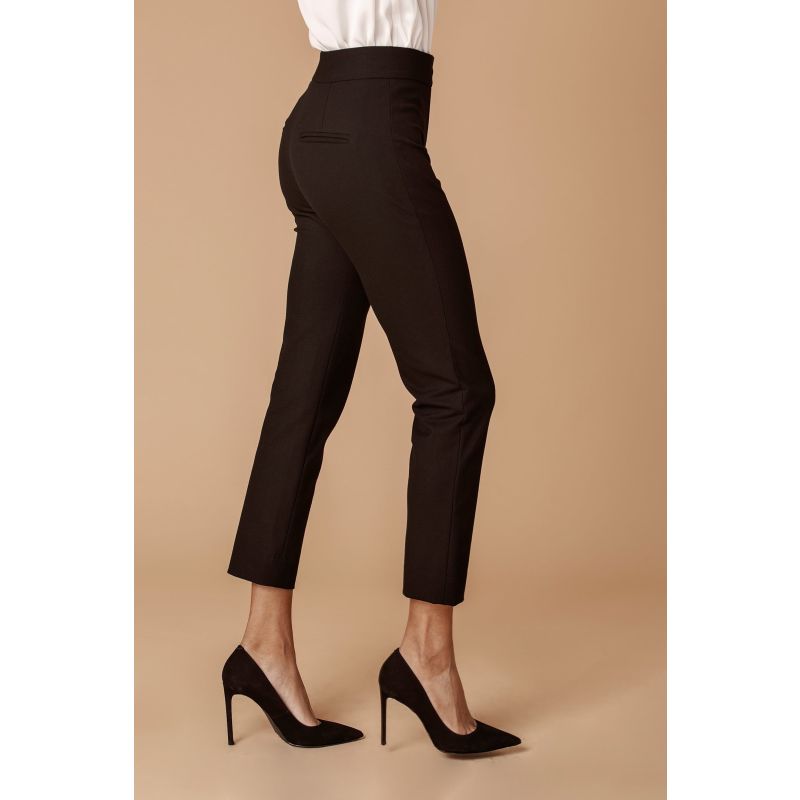 The Stretch Tailored Ankle Pant In Black image