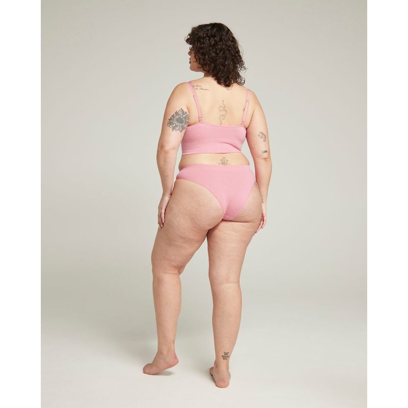 The Tencel™ High Leg Brief - Rose Pink image