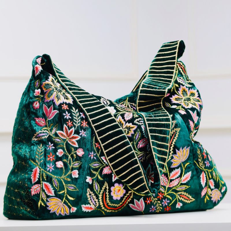 The Wild Flower Tote - Green image