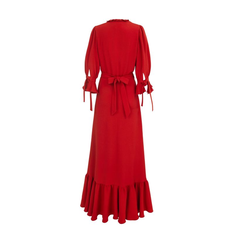 The Wrap Dress - Red image