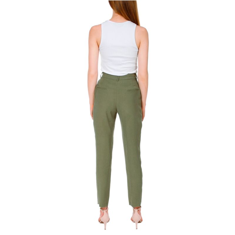 Thelma Khaki Tailored Trousers image