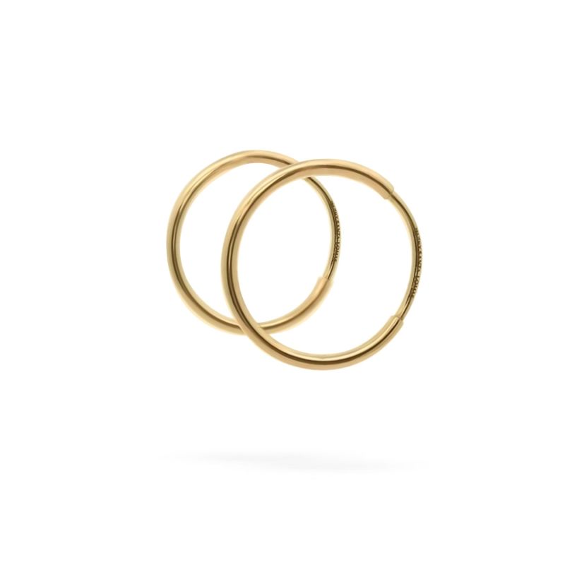 Venezia Slim Gold Hoops image