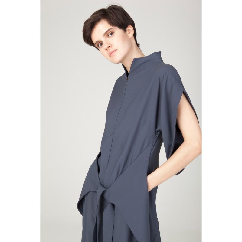 Jumpsuit Viscose Lea With Pants- Skirt - Grey image