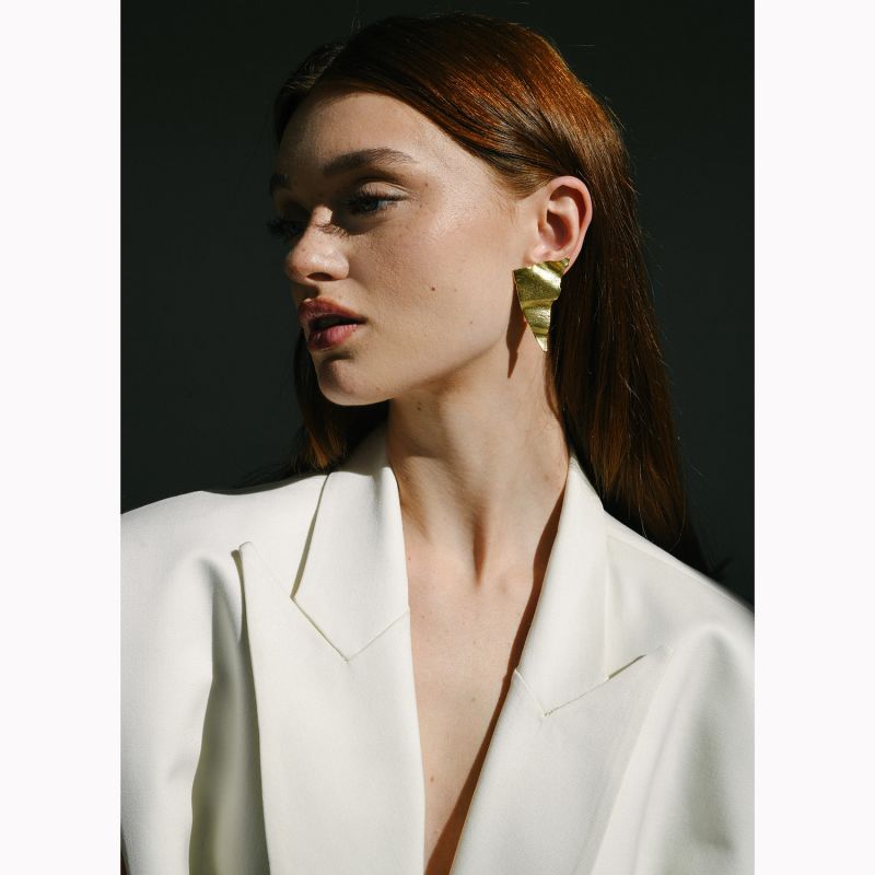 Tiamat Earrings, Gold Vermeil image