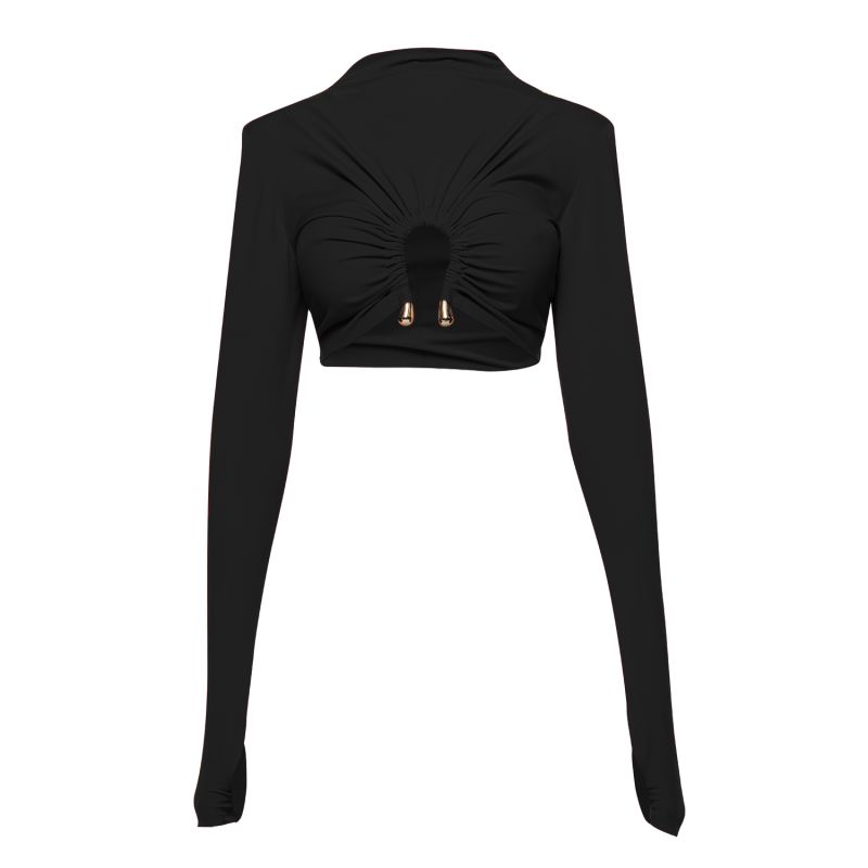 Tina Luxury Black Top image