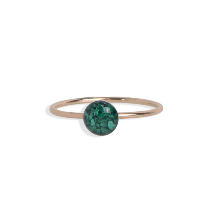 Tiny Malachite Ring image