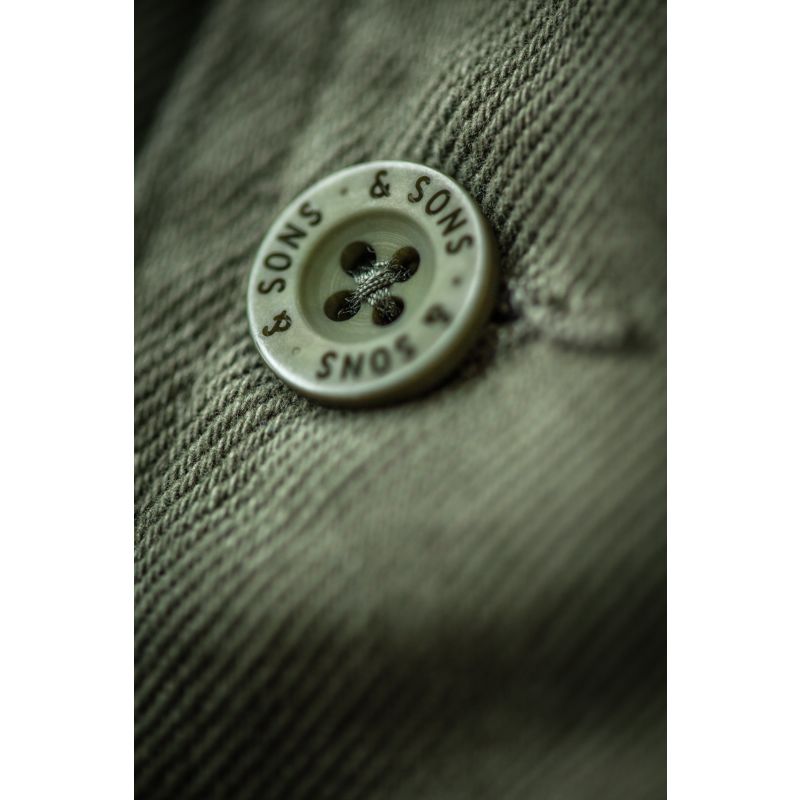 &Sons Lincoln Waistcoat Army Green image