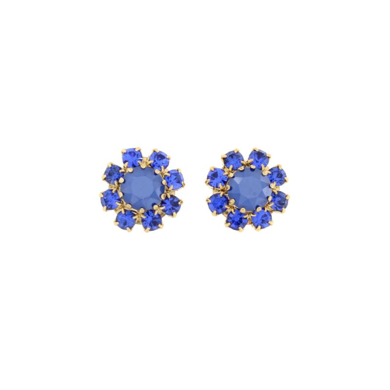 Florentine Garden Royal Blue Stud Earrings image