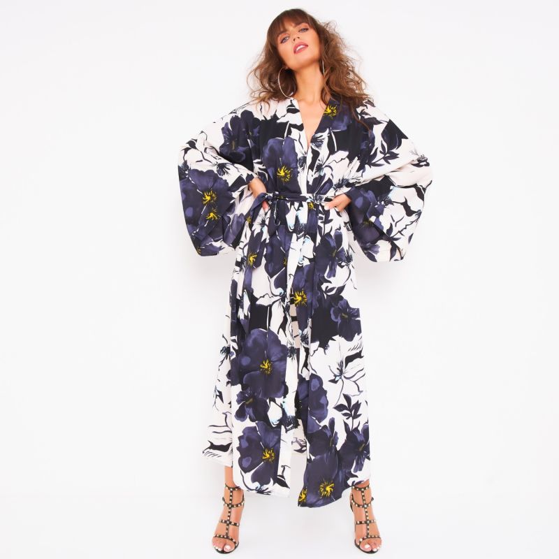 Fleur Audacieuse Maxi Kimono image