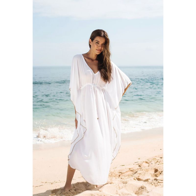 The Athena Maxi Kaftan White image