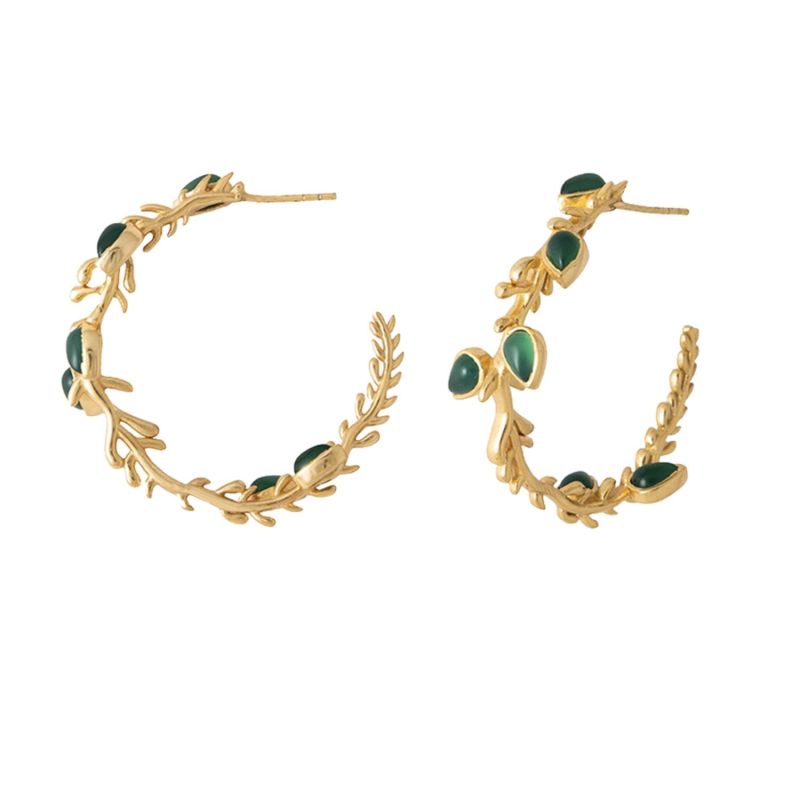 Green Golden Lika Hoops image