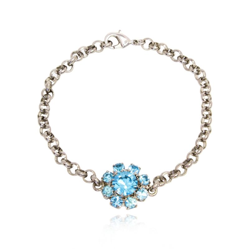 Florentine Garden Bracelet In Aquamarine image