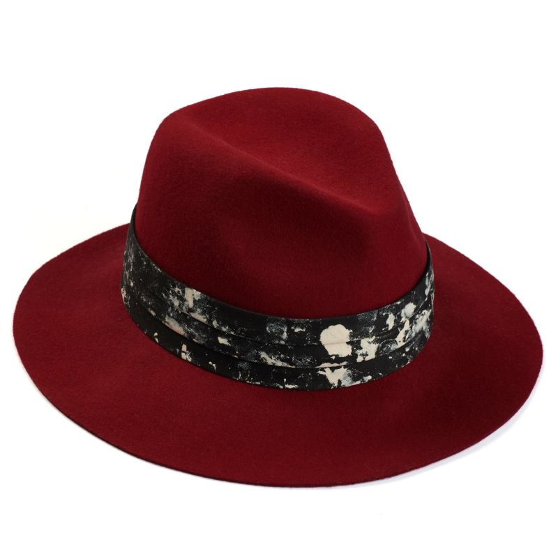 Red Floppy Fedora Hat | Justine Hats | Wolf & Badger