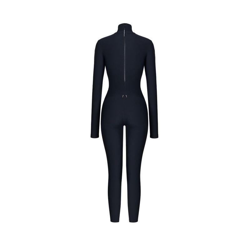 Monoskin Jumpsuit With Pants Total Termo - Black image