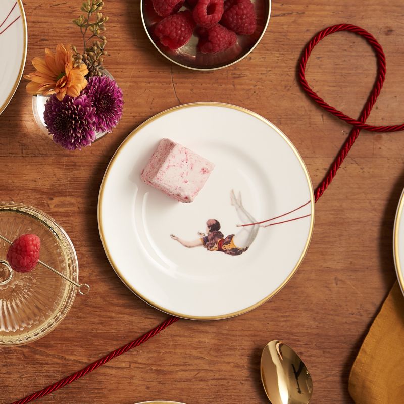 Trapeze Girl Dessert Plate image