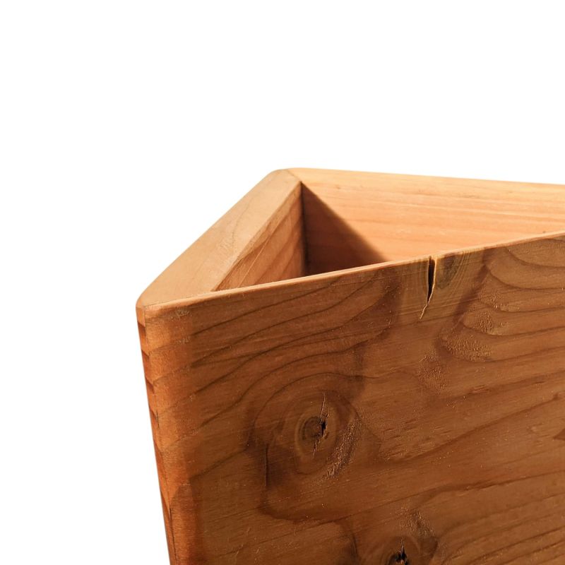 Triangle SelfWatering, WallMounted Planter Natural Formr Wolf