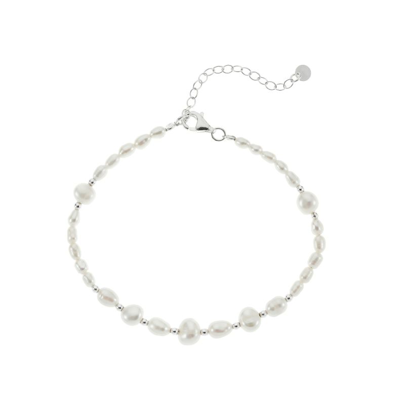 Triora Baroque Pearl & Silver Bracelet image