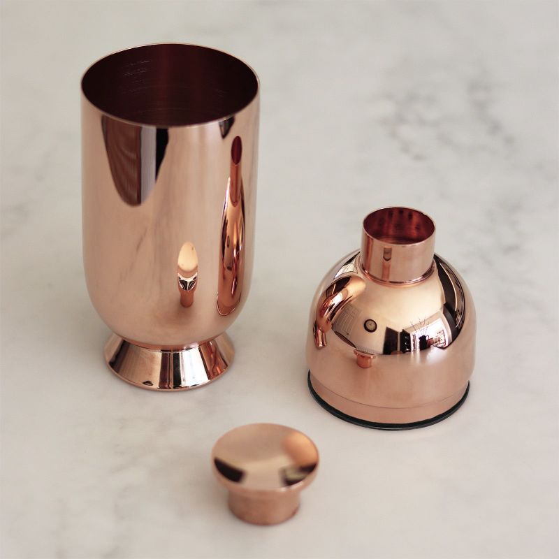 Trombone Cocktail Shaker Rose Gold image