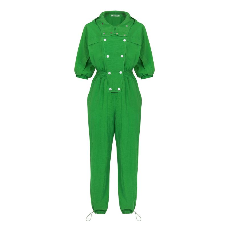 Hooded Jumpsuit Green image