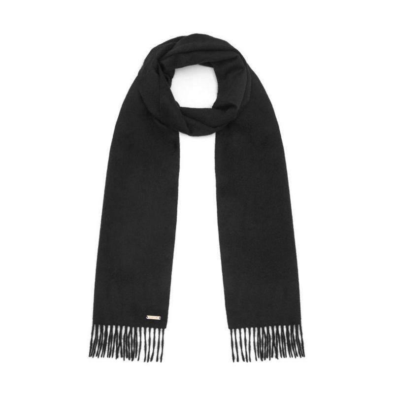 Windsor Cashmere Scarf - Black image