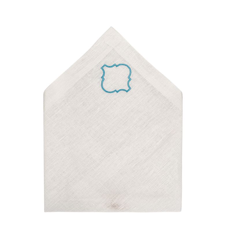 Turqoise Catena Linen Napkin Set Of 2 image