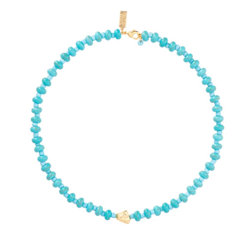 Turquoise Beaded Choker image