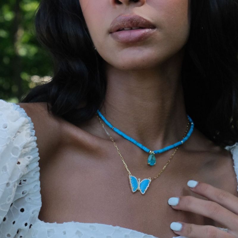 Turquoise outlet butterfly jewelry