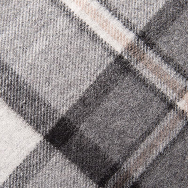 Oban Alba Grey Cashmere Scarf image