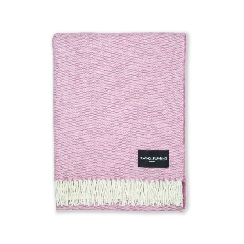 Daydreams - Merino Lambswool Throw - Soft Pink image