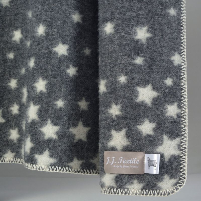 Twinkle Star Small Merino Wool Blanket image