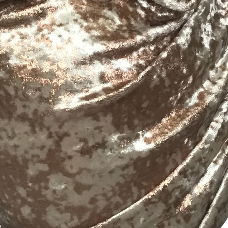 Copper Metallic Velvet