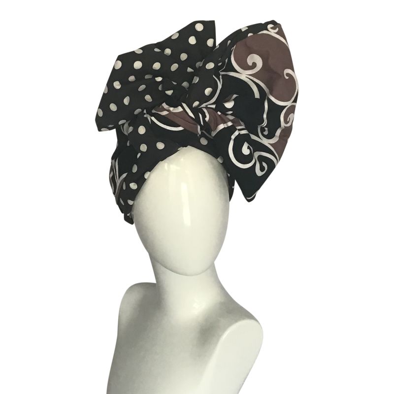 Twisturban Turban Mixed Dots & Vines image