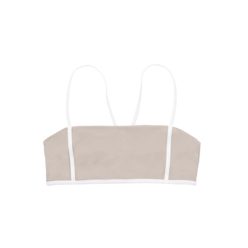 Brisbane Classic Style Bikini Top In Sand image