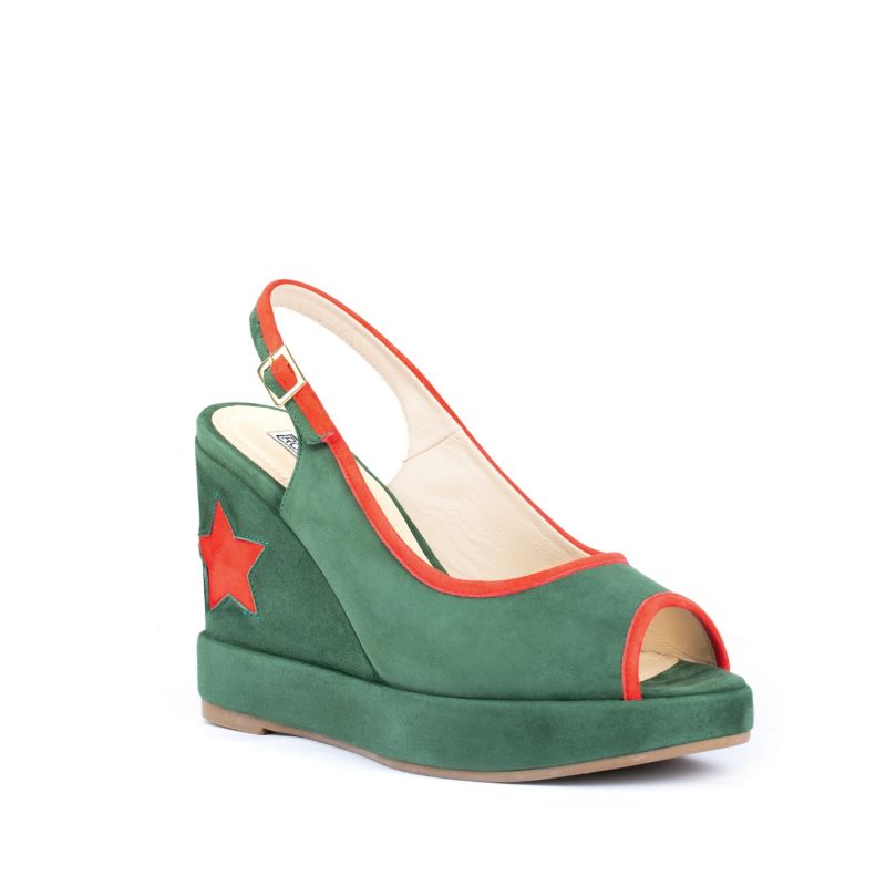 Davinia Green & Red Wedges image