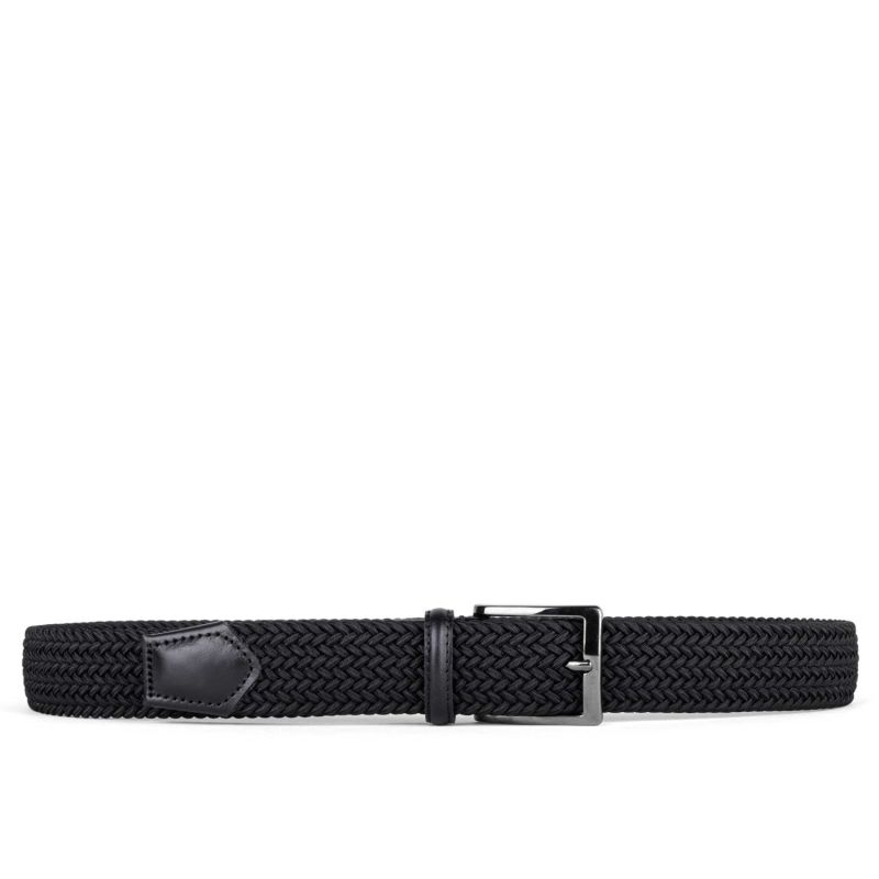 Braided Viscose Belt Black Bruno image