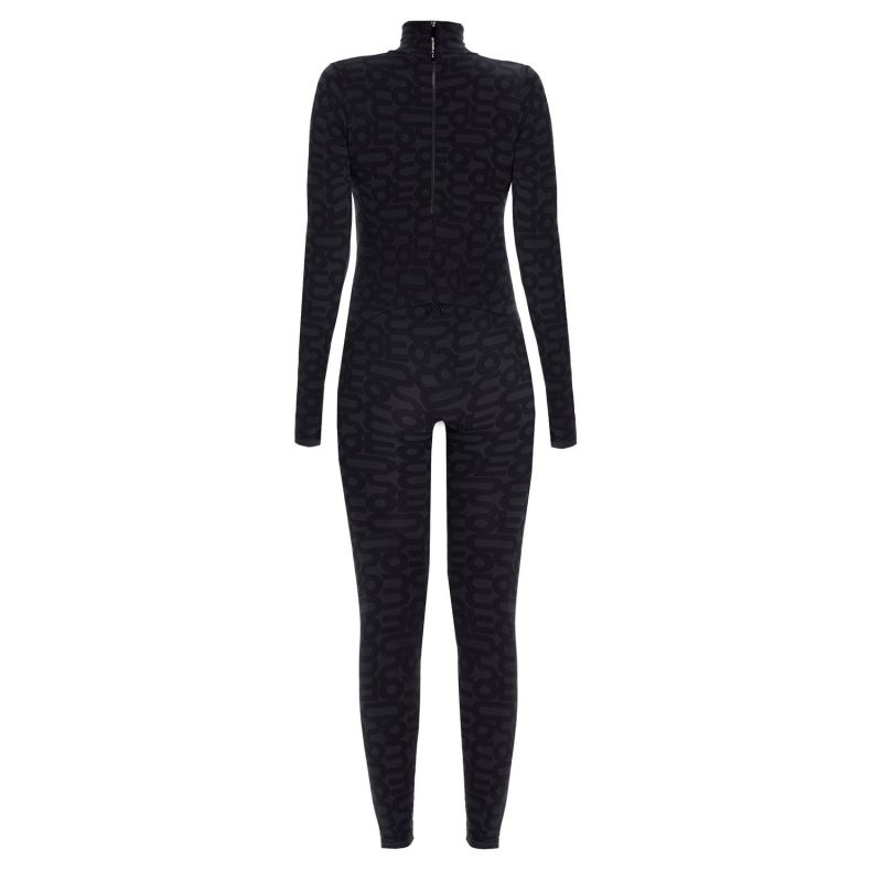 Jumpsuit Thermal Underwear- Black image