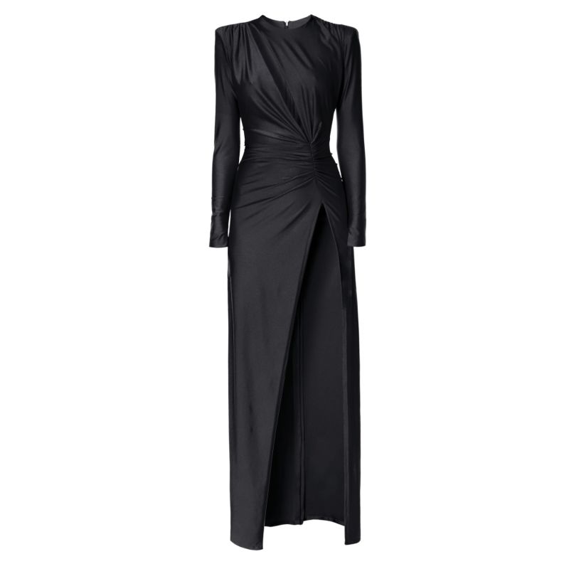 Adriana Power Black Dress AGGI by HALEWSKI Wolf & Badger