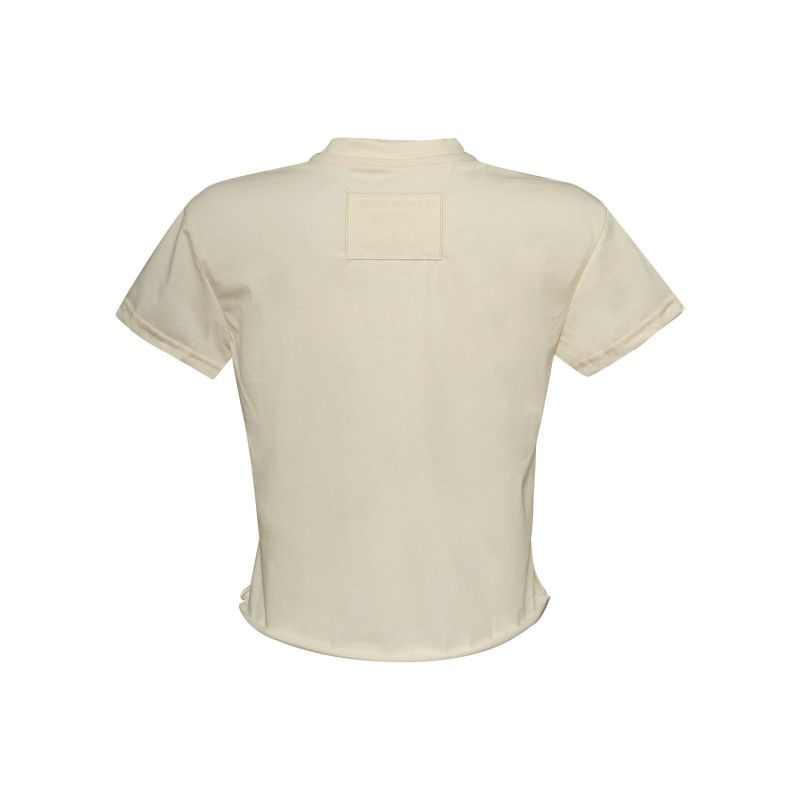 Neutrals Naïveté Cropped Tee - Earth Label image