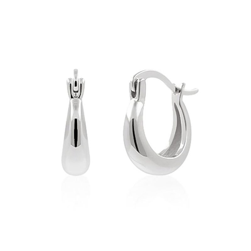 Mini Creole Silver Hoop Earring image